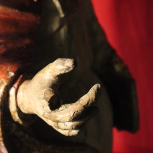 Anonimo XVIsec.| San Vincenzo Ferrer, scultura lignea policroma