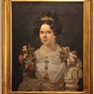 Cesari Masini (Bologna 1812 -1891) “Ritratto di giovane donna ” Firenze prima metà del XIXsec