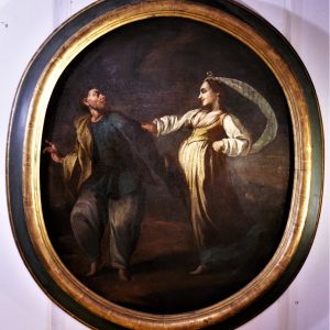 Giuseppe respinge la moglie di Putifarre | Maestro lombardo del XVIIIsec.